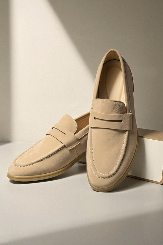 Owen Men's Brown Loafers | Premium PU Leather, Slip-On Comfort 0