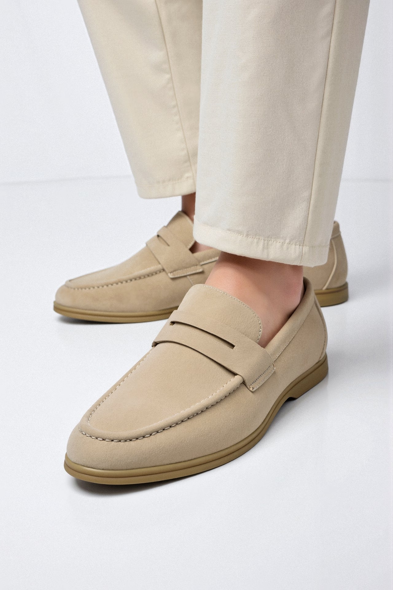 Owen Men's Brown Loafers | Premium PU Leather, Slip-On Comfort 1