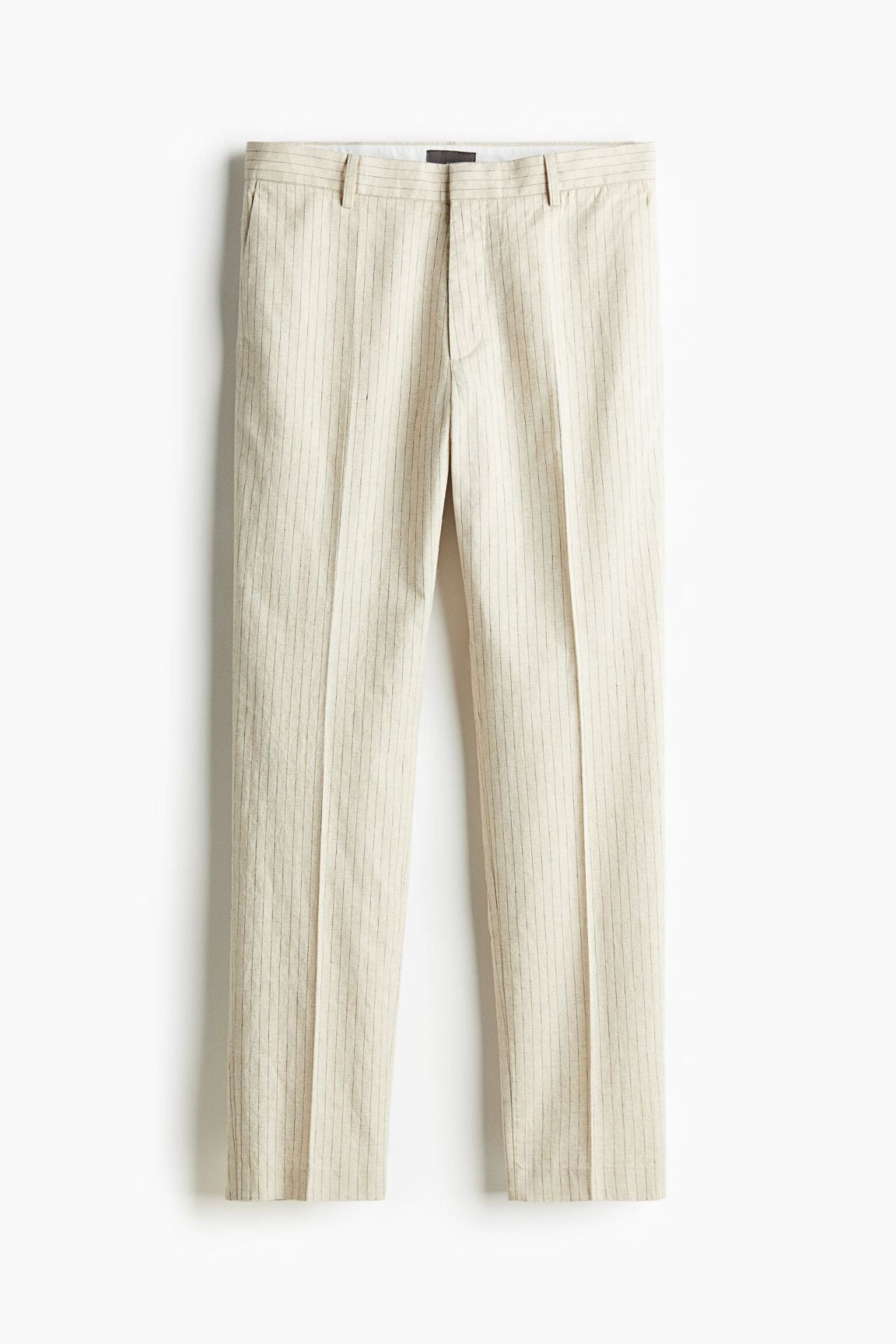 Owen Men's Chino Pants | Cotton-Linen Blend, Slim Fit, Khaki 0