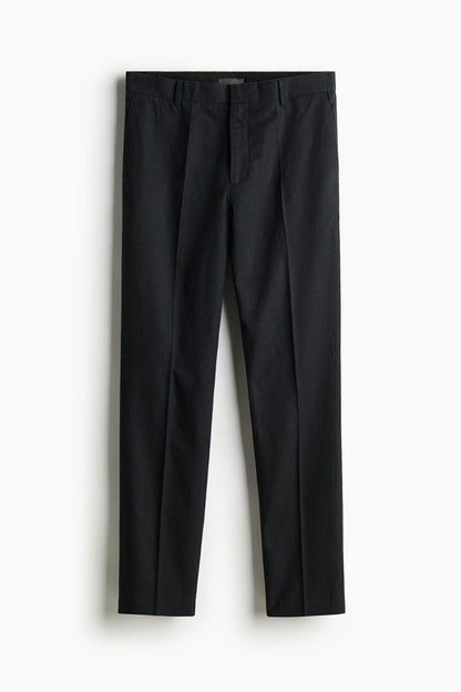 Owen Men's Chino Pants | Cotton-Linen Blend, Slim Fit, Khaki 9