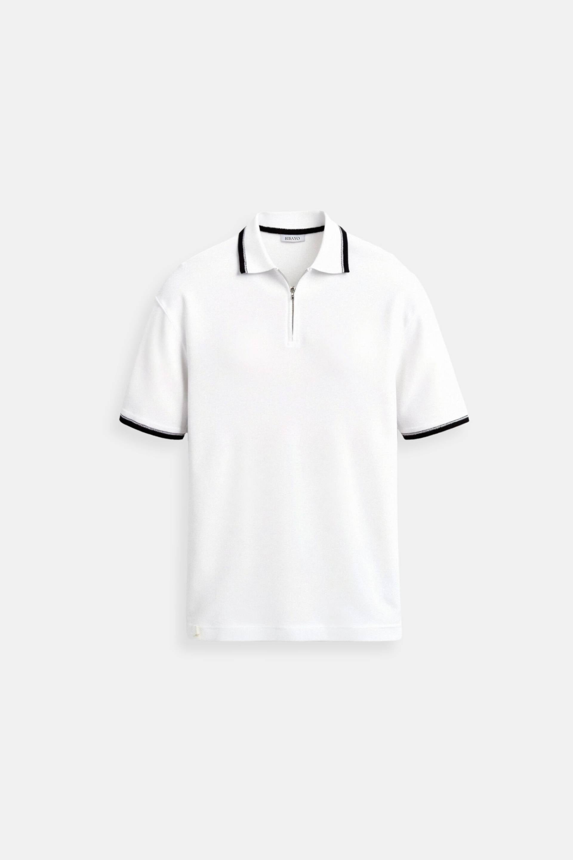 Owen Men's Golf Polo T-Shirt | 100% Viscose, Quarter Zip Design 0