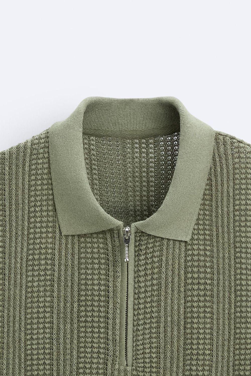 Owen Men's Half-Zip Polo T-Shirt | Sustainable Cotton Blend 1