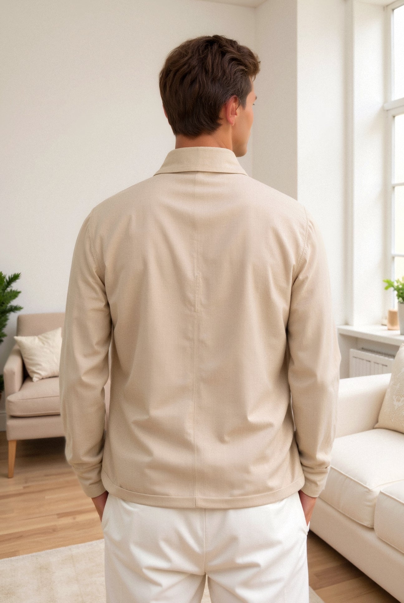 Owen Men's Jacket | 70% Cotton Blend, Casual Suit 2