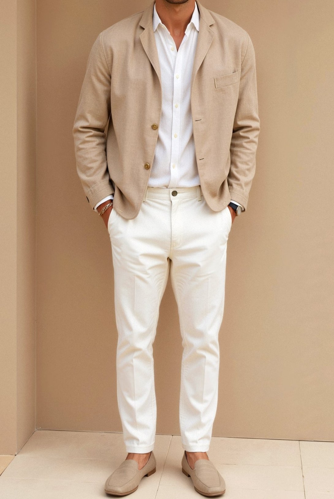 Owen Men's Jacket | 70% Cotton Blend, Casual Suit 6
