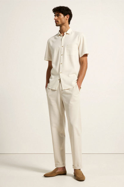 Owen Men's Linen Pants | Breathable Cotton Blend, Loose Fit 2