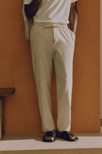 Owen Men's Linen Pants | Breathable Cotton Blend, Timeless Elegance 7