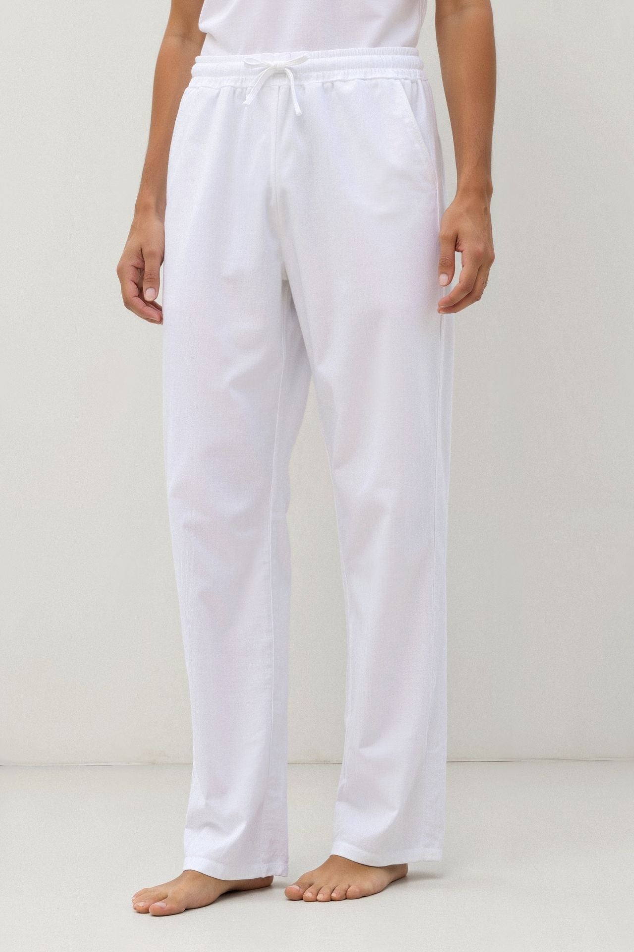 Owen Men's Linen Pants | Cotton-Linen Blend, Casual Elegance 1