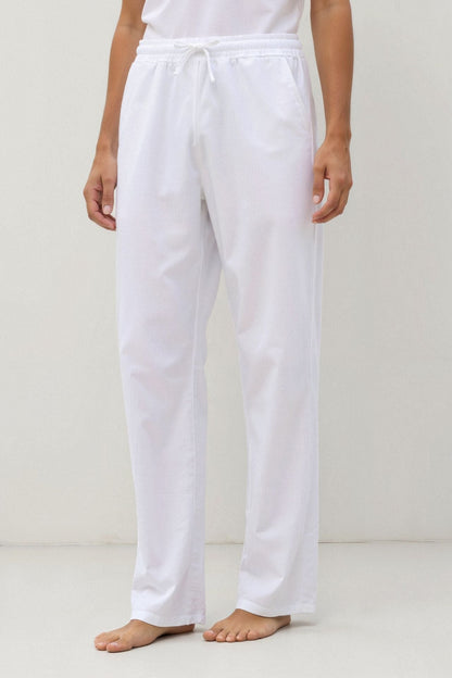 Owen Men's Linen Pants | Cotton-Linen Blend, Casual Elegance 1