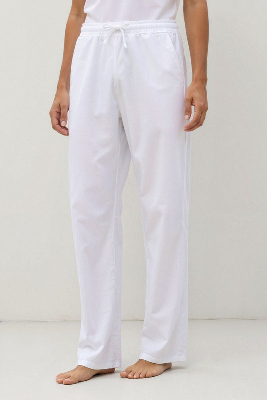 Owen Men's Linen Pants | Cotton-Linen Blend, Casual Elegance 1