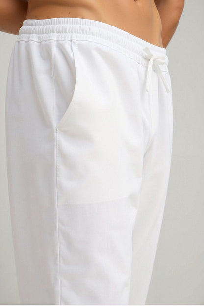 Owen Men's Linen Pants | Cotton-Linen Blend, Casual Elegance 5