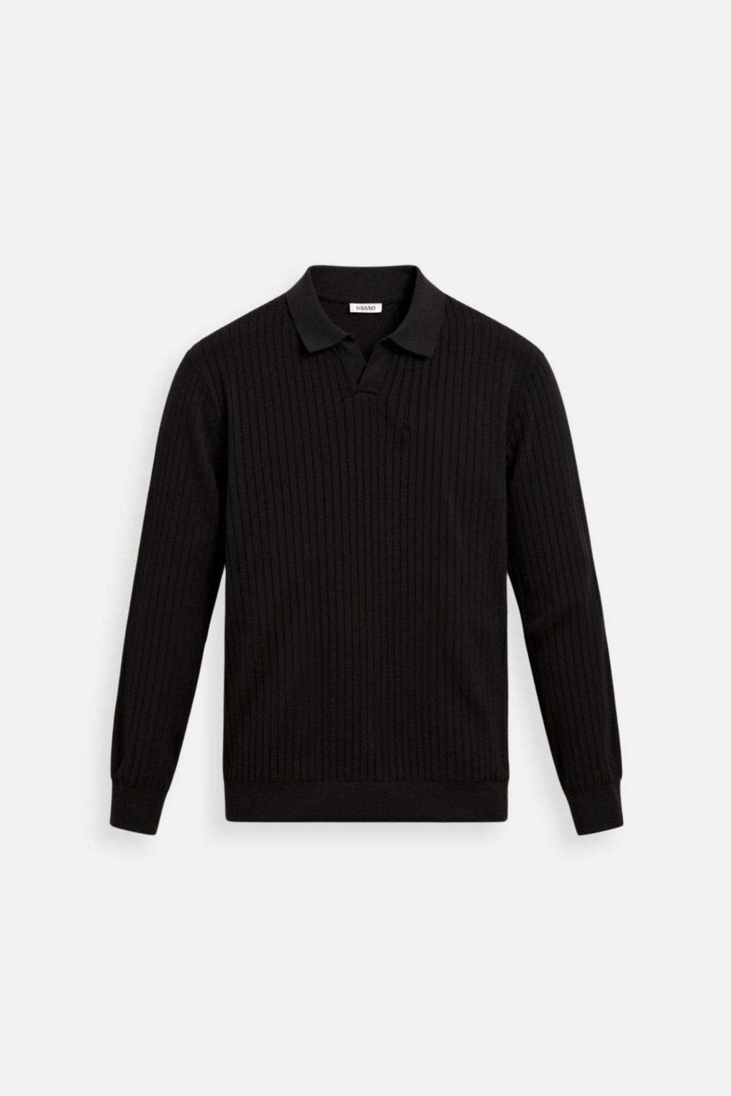 Owen Men's Long Sleeve Polo Shirt | 100% Cotton, Classic Striped Design 7