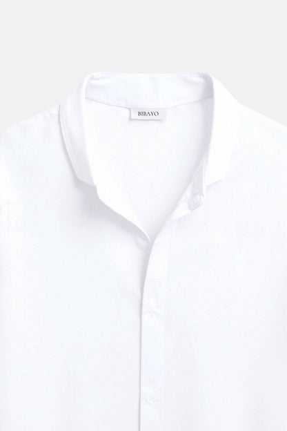 Owen Men's Long Sleeve Shirt | 70% Cotton 30% Linen, Casual Elegance 6