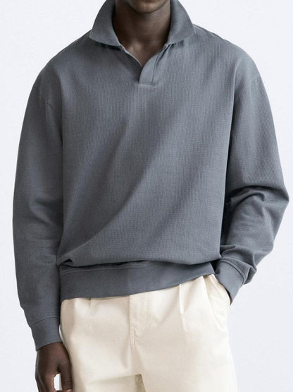 Owen Men's Long Sleeve T-Shirt | Organic Cotton Blend, Elegant Comfort 3