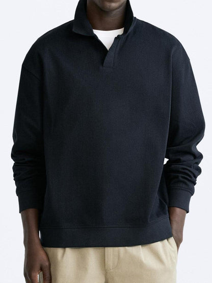 Owen Men's Long Sleeve T-Shirt | Organic Cotton Blend, Elegant Comfort 6