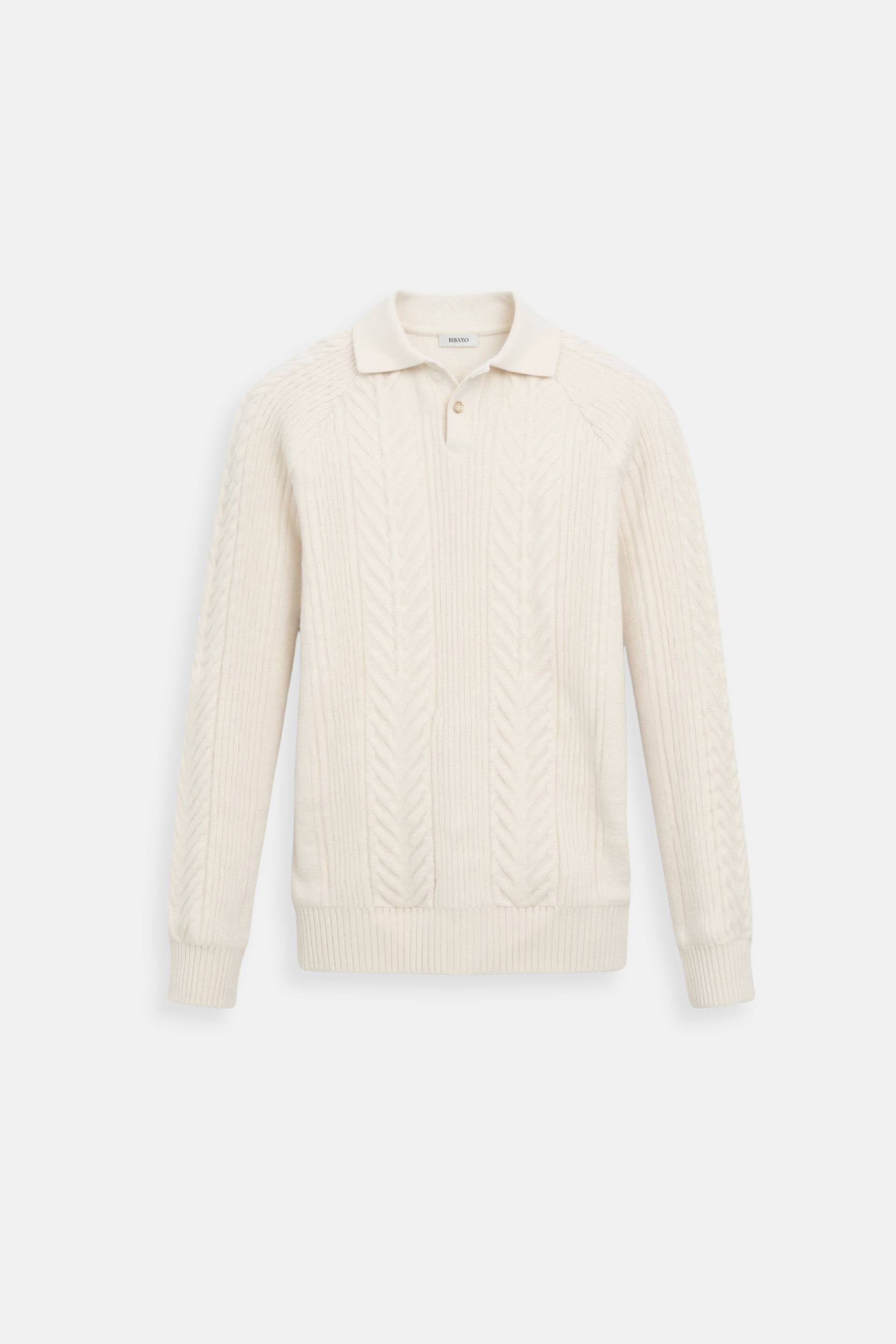 Owen Men's Polo Sweater | Vintage-Inspired Textured Knit, Half Zip Design 0