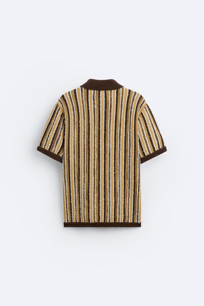 Owen Men's Polo T-Shirt | Textured Knit, Eco-Friendly 3