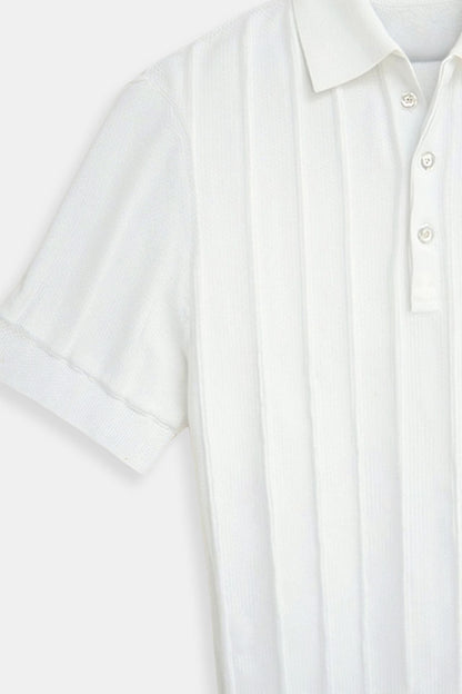 Owen Men's Polo T-Shirt | Viscose-Polyester Blend, Vertical Stripes 6