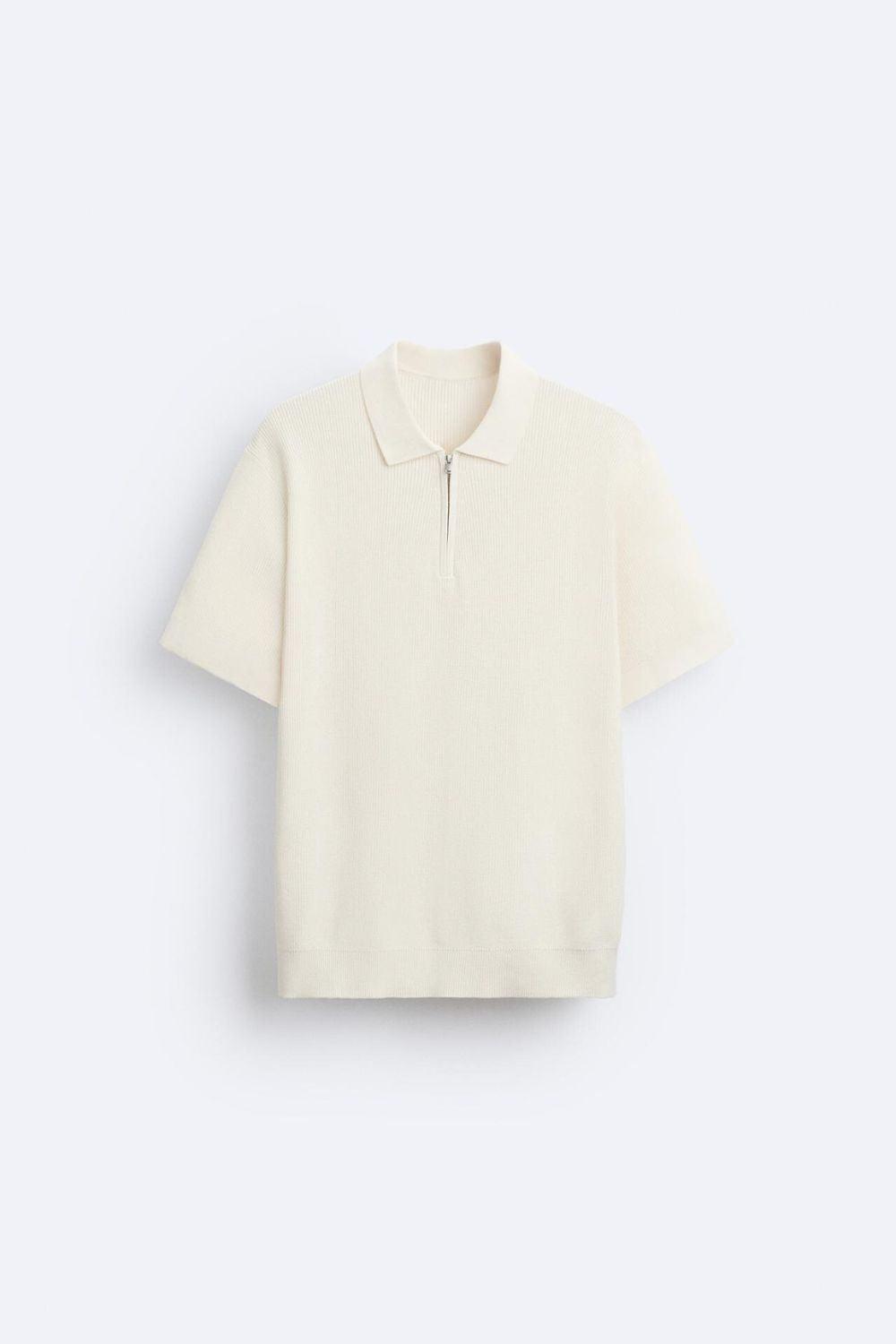 Owen Men's Polo Zip T-Shirt | Luxurious Knitted Cotton 3
