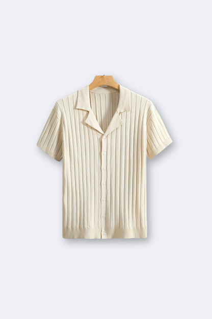 Owen Men's Shirt | 100% Viscose, Classic Ribbed Design 0