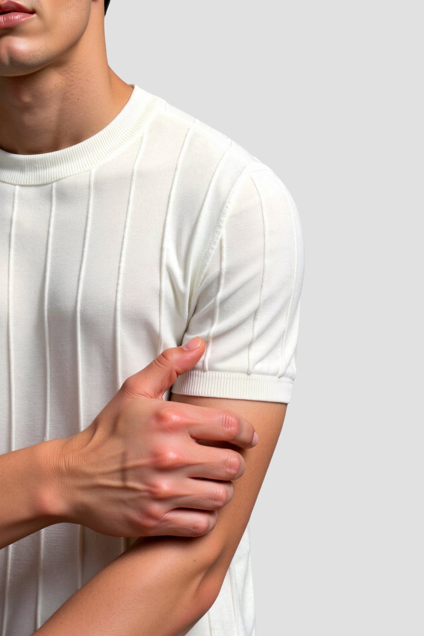 Owen Men's T Shirt | 70% Viscose Blend, Classic Striped Design 4