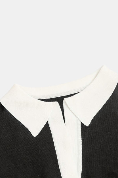Belmoir Women's Tank Top | 100% Wool, Color Block Design