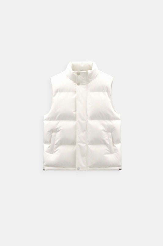 Quinn Women's Black Gilet Vest | 100% Polyester, High Neck 0