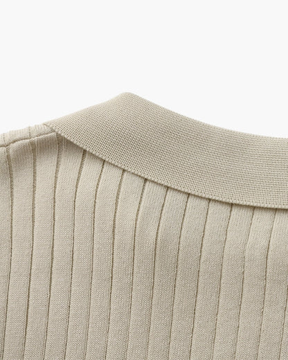 Riven Men's Polo Shirt | Premium Ribbed Fabric, Casual Elegance