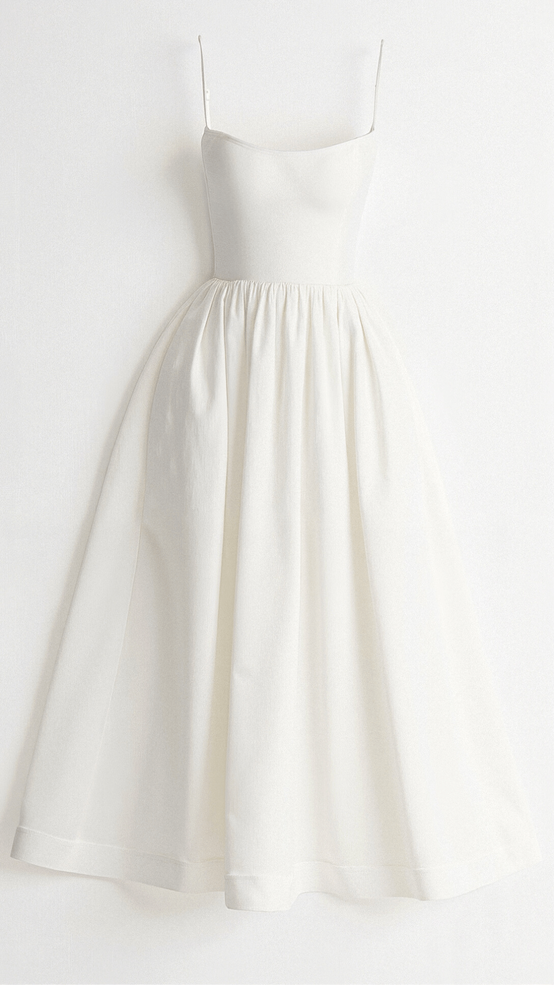 Rosa Women's Midi Dress | Elegant A-Line Summer Design with Spaghetti Straps 3