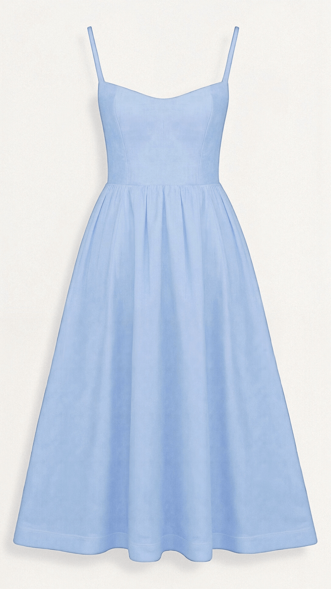 Rosa Women's Midi Dress | Elegant A-Line Summer Design with Spaghetti Straps 7
