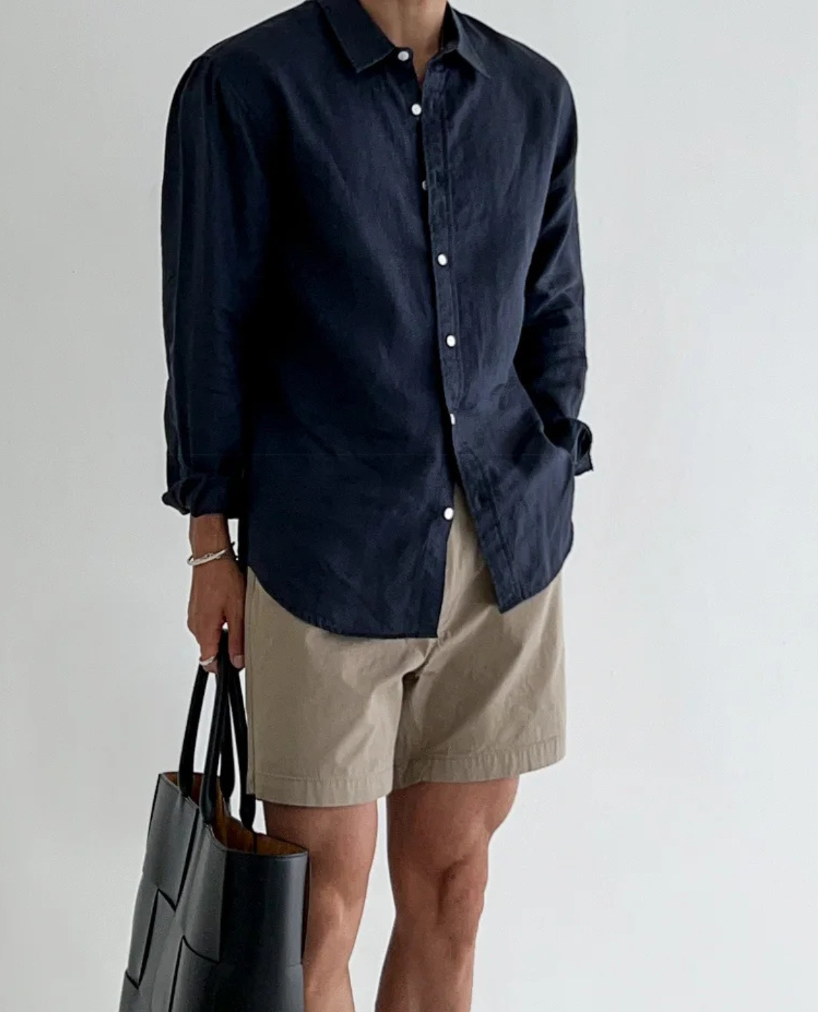 Sandy Men's Linen Shirt | Cotton-Linen Blend, Relaxed Fit